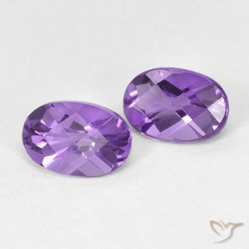 0.92ctw Natural Violeta Profundo Ametista, oval, VVS
