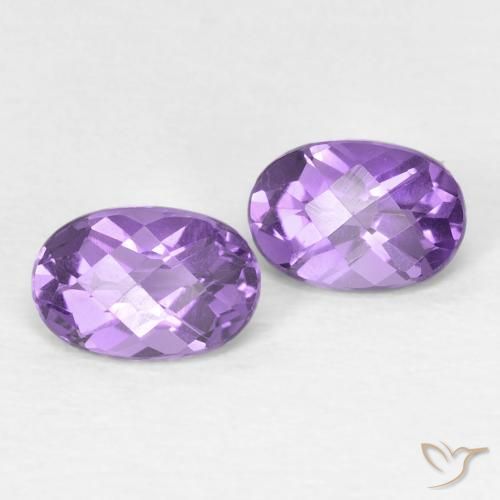 0.88ctw Natural Violeta Profundo Ametista, oval, Opaco
