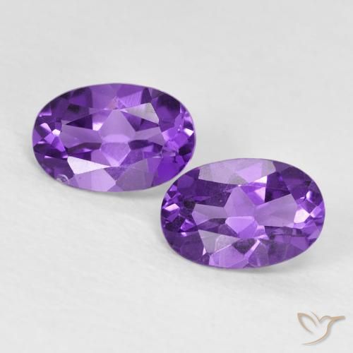 0.86ctw Natural Medium Light-Violet Ametista, oval, VVS-VS