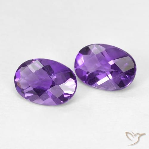 0.82ctw Natural Medium Light-Violet Ametista, oval, VVS