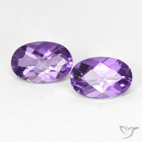 0.92ctw Natural Violeta médio Ametista, oval, VS, Photo A