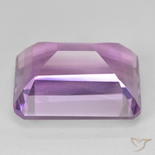 Ametista Violeta Púrpura Natural 24.65ct, Corte Octógono / Esmeralda, VS