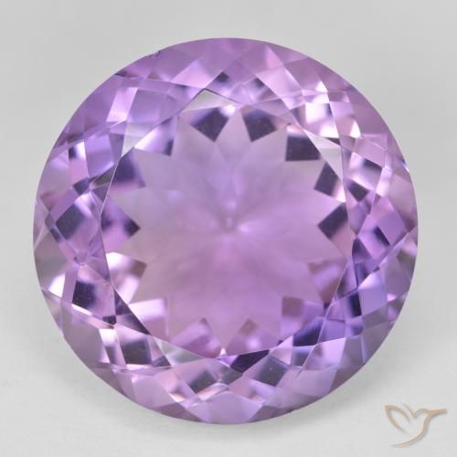 26.41ct Natural Medium Light Purplish-Violet Ametista, Redondo, VVS