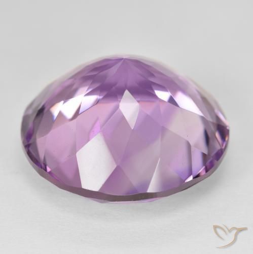 Ametista Violeta médio Natural 26.62ct, Redondo, VVS-VS