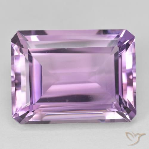 23.19ct Natural Violeta Púrpura Ametista, Corte Esmeralda, VVS