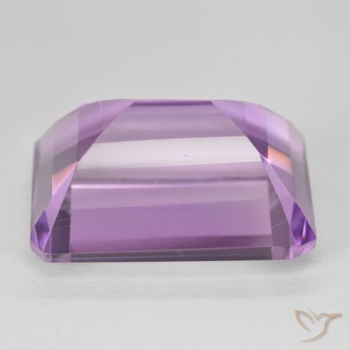 Ametista Violeta Púrpura Natural 23.19ct, Corte Octógono / Esmeralda, VVS