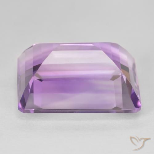 Ametista Medium Light Purplish-Violet Natural 22.77ct, Corte Octógono / Esmeralda, VVS