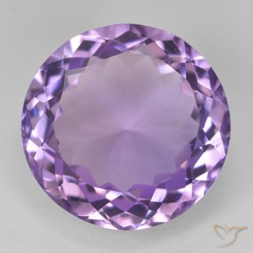 13.96ct Natural Violeta médio Ametista, Redondo, VVS