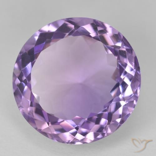 Ametista Violeta médio Natural 13.96ct, Redondo, VVS