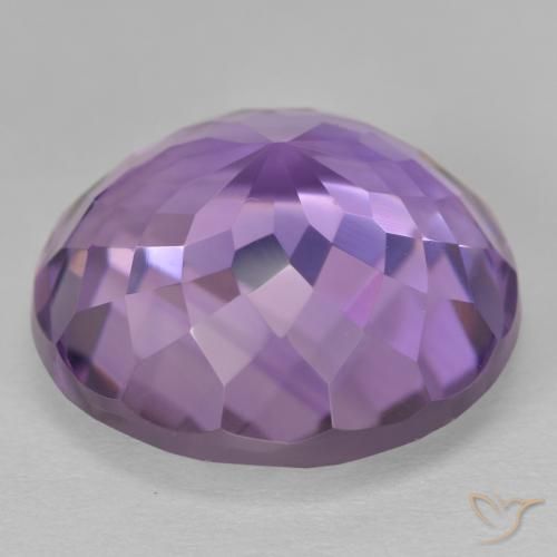 Ametista Violeta médio Natural 13.96ct, Redondo, VVS