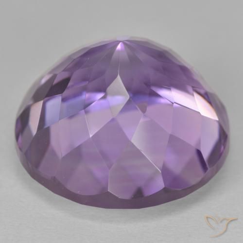 Ametista Violeta-rosa médio Natural 15.81ct, Redondo, VVS