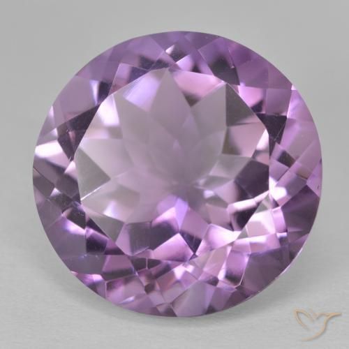 Ametista Violeta médio Natural 13.34ct, Redondo, VVS