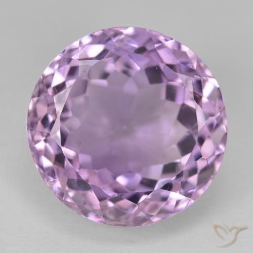 13.95ct Natural Magenta claro Ametista, Redondo, VVS-VS