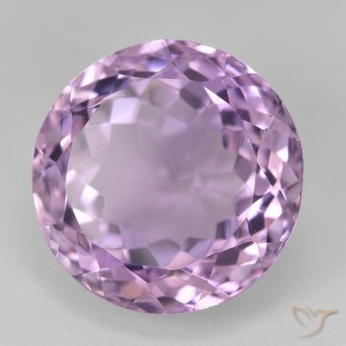 Ametista Magenta claro Natural 13.95ct, Redondo, VVS-VS