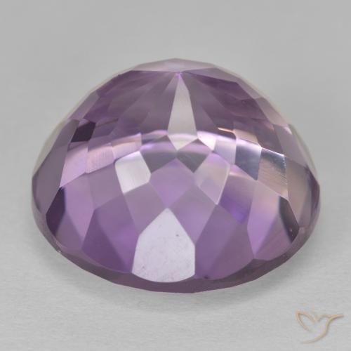 Ametista Magenta claro Natural 13.95ct, Redondo, VVS-VS
