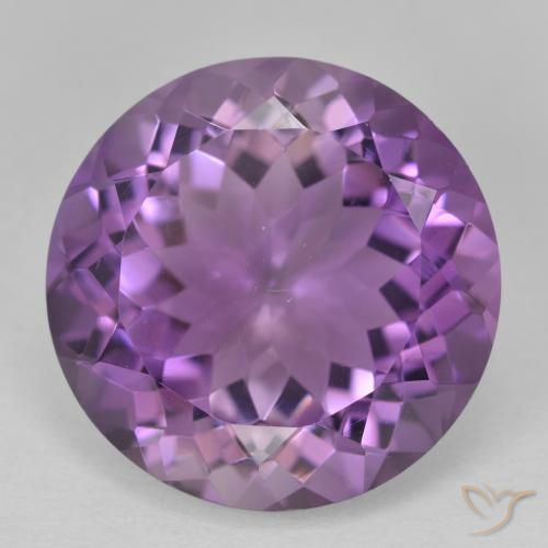 13.24ct Natural Violeta médio Ametista, Redondo, VVS