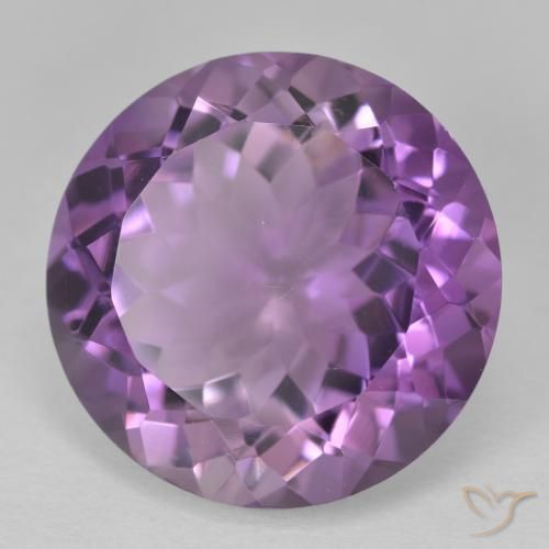 Ametista Violeta médio Natural 13.24ct, Redondo, VVS