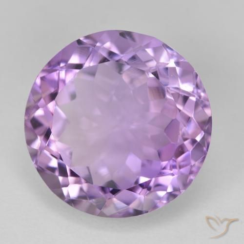 Ametista íris violeta Natural 12.13ct, Redondo, VVS