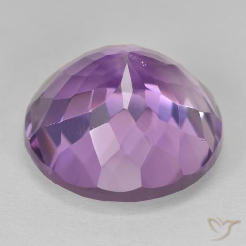 Ametista íris violeta Natural 12.13ct, Redondo, VVS