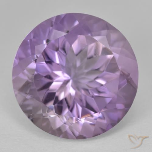 14.14ct Natural íris violeta Ametista, Redondo, VVS-VS