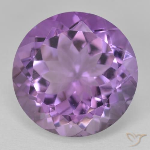 13.46ct Natural Violeta-rosa médio Ametista, Redondo, VVS-VS