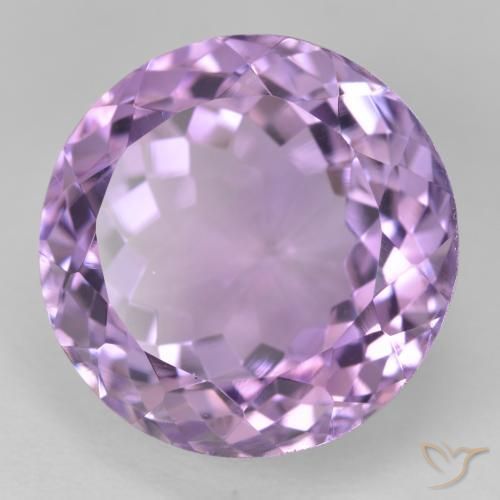 Ametista Violeta médio Natural 16.90ct, Redondo, VVS-VS