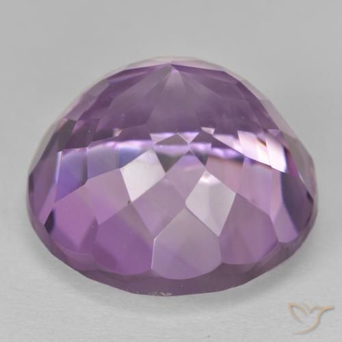 Ametista Violeta médio Natural 16.90ct, Redondo, VVS-VS