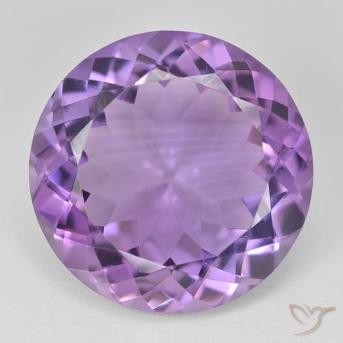 23.66ct Natural Violeta médio Ametista, Redondo, VVS-VS