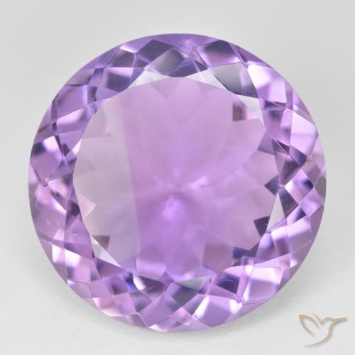 23.32ct Natural Violeta médio Ametista, Redondo, VVS-VS
