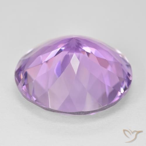 Ametista Violeta médio Natural 23.32ct, Redondo, VVS-VS