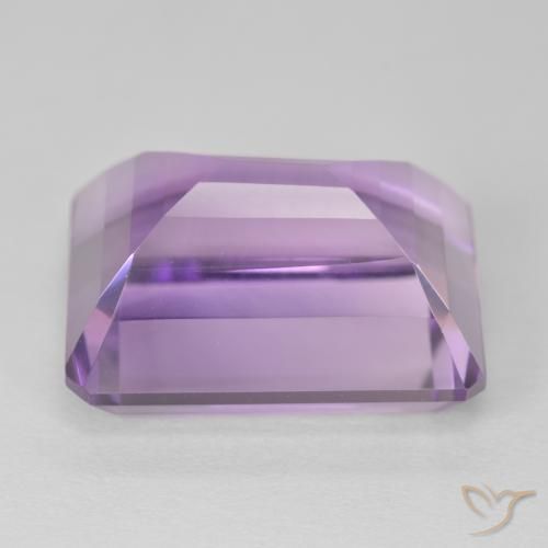 Ametista Violeta rosa médio Natural 19.72ct, Corte Octógono / Esmeralda, VVS