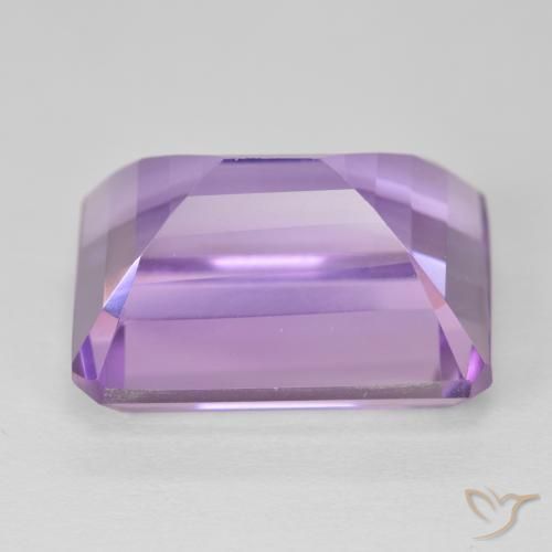 Ametista Violeta rosa médio Natural 20.29ct, Corte Octógono / Esmeralda, VVS
