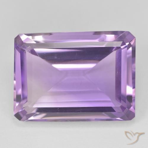 20.96ct Natural Violeta médio Ametista, Corte Esmeralda, VVS