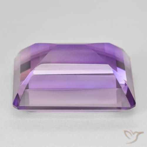 Ametista Violeta Profundo Natural 24.25ct, Corte Octógono / Esmeralda, VVS