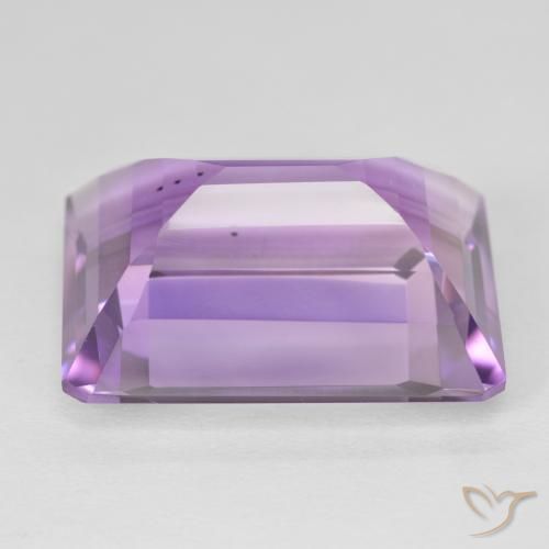 Ametista Violeta rosado Natural 21.50ct, Corte Octógono / Esmeralda, VVS