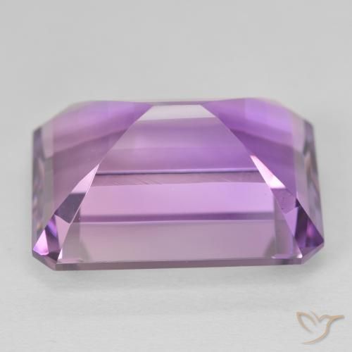Ametista Violeta Púrpura Natural 22.71ct, Corte Octógono / Esmeralda, VVS