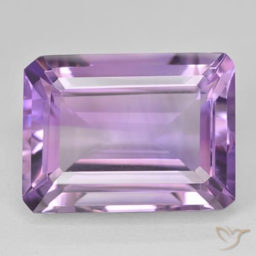 22.05ct Natural Medium Light Purplish-Violet Ametista, Corte Esmeralda, VVS