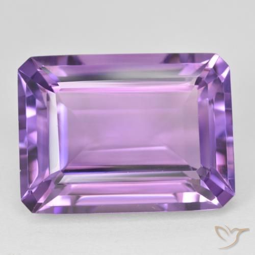 21.82ct Natural Violeta Profundo Ametista, Corte Esmeralda, VVS