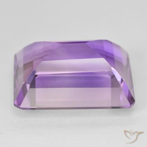 Ametista Violeta médio Natural 22.70ct, Corte Octógono / Esmeralda, VVS-VS
