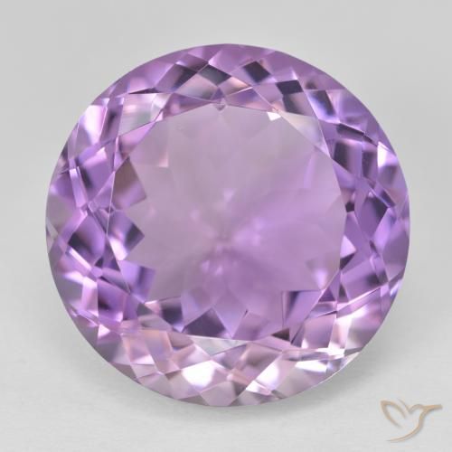 26.80ct Natural Violeta rosa médio Ametista, Redondo, VVS