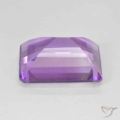 Ametista Violeta rosado Natural 16.17ct, Corte Octógono / Esmeralda, VVS-VS
