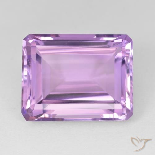19.79ct Natural Violeta rosado Ametista, Corte Esmeralda, VVS-VS