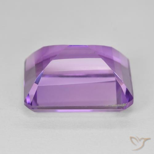 Ametista Violeta rosado Natural 19.13ct, Corte Octógono / Esmeralda, VS