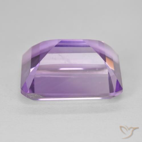 Ametista Violeta rosado Natural 18.72ct, Corte Octógono / Esmeralda, VVS-VS