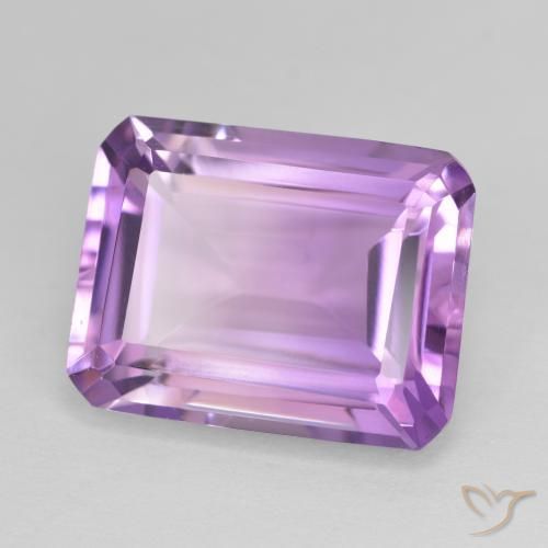 Ametista Violeta rosado Natural 16.33ct, Corte Octógono / Esmeralda, VS