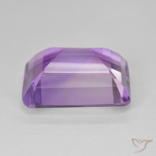 Ametista Violeta rosado Natural 16.33ct, Corte Octógono / Esmeralda, VS