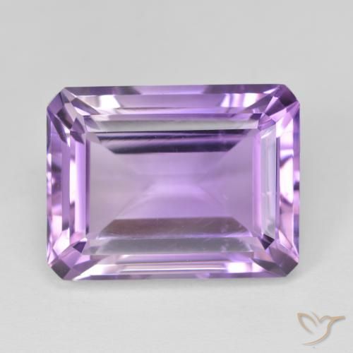 17.93ct Natural Violeta médio Ametista, Corte Esmeralda, VS