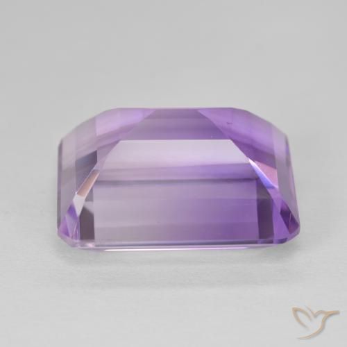 Ametista Violeta médio Natural 17.93ct, Corte Octógono / Esmeralda, VS