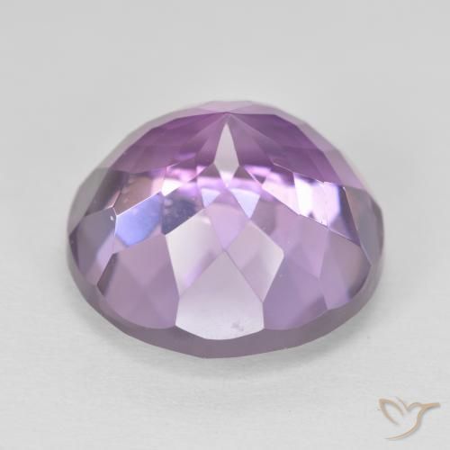 Ametista Violeta Púrpura Natural 13.33ct, Redondo, VVS