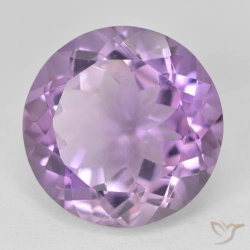 Ametista íris violeta Natural 13.53ct, Redondo, VVS